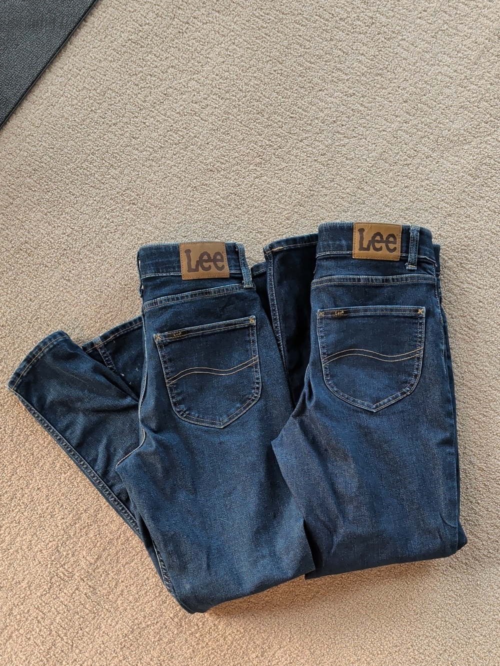 Pair Of Lee Jeans: Skinny Leg Jeans